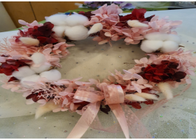 프리저브드 플라워 리스 만들기