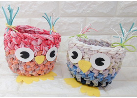 양말목 부엉이 바스켓 만들기
