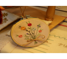 [현장체험] 꽃자수 수틀액자 만들기